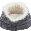 Trixie Hondenmand minou rond soft edition grijs lichtgrijs