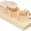 Trixie snack cups voor ratten en konijnen hout