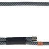 Trixie soft rope hondenriem zwart grijs