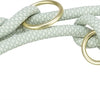 Trixie soft rope hondenriem verstelbaar saliegroen mint