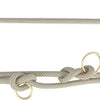 Trixie soft rope hondenriem verstelbaar grijs lichtgrijs
