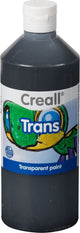 Creall raamverf trans zwart 500ml | 1 fles