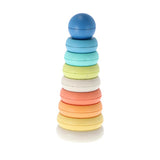 Jipy bioplastic speelgoed stapeltoren | 6 stuks - afbeelding 2
