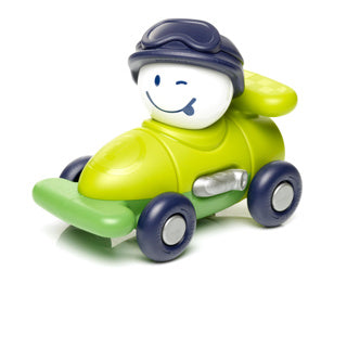 Smartmax my first car - magnetische raceauto bouwen - kleurrijke voertuigset - educatief speelgoed voor peuters - vanaf 1 jaar