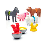 Smartmax my first farm animals - magnetische boerderijdieren - 16-delige bouwset met zachte elementen - educatief speelgoed voor peuters - vanaf 1 jaar - afbeelding 2