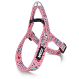 Morso mini hondentuig verstelbaar gerecycled sweet tweet roze - afbeelding 1