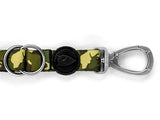 Morso hondenriem verstelbaar gerecycled full metal dog bruin - afbeelding 2