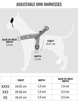 Morso mini hondentuig verstelbaar gerecycled full metal dog bruin - afbeelding 4