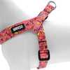 Morso mini hondentuig verstelbaar gerecycled pink think roze