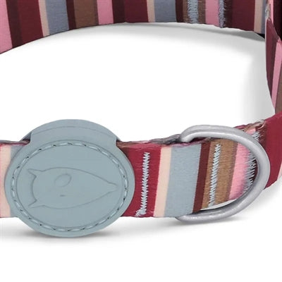 Morso halsband hond gerecycled skyline rood roze