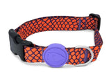Morso halsband hond gerecycled urban lizard rood - afbeelding 1
