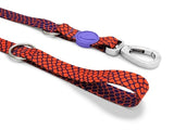 Morso hondenriem verstelbaar gerecycled urban lizard rood - afbeelding 3