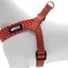 Morso mini hondentuig verstelbaar gerecycled urban lizard rood