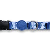Morso halsband hond gerecycled splash blauw