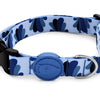 Morso halsband hond gerecycled splash blauw