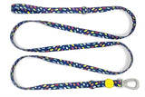Morso hondenriem verstelbaar gerecycled color invaders paars - afbeelding 2