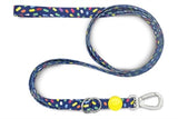 Morso hondenriem verstelbaar gerecycled color invaders paars - afbeelding 1