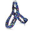 Morso mini hondentuig verstelbaar gerecycled color invaders paars
