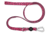 Morso hondenriem verstelbaar gerecycled bubble leo roze - afbeelding 1