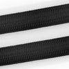 Morso half slip halsband hond soft rope gerecycled black zwart