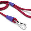 Morso hondenriem regular rope gerecycled red velvet rood