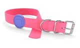 Morso halsband hond waterproof gerecycled passion pink roze - afbeelding 1