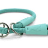 Morso half slip halsband hond regular rope gerecycled aquamarine blauw