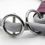 Morso half slip halsband hond soft rope gerecycled grey grijs - afbeelding 3