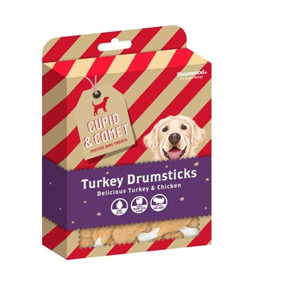 Cupid comet Xmas turkey drumsticks