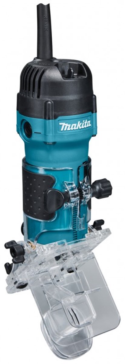 Makita 3712 | kantenfrees met kantelbare voetzool | 6 mm | 230 v | in doos - 3712