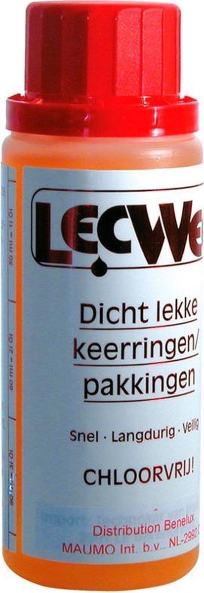 anti-lek keerringen 100 ml kunststof geel