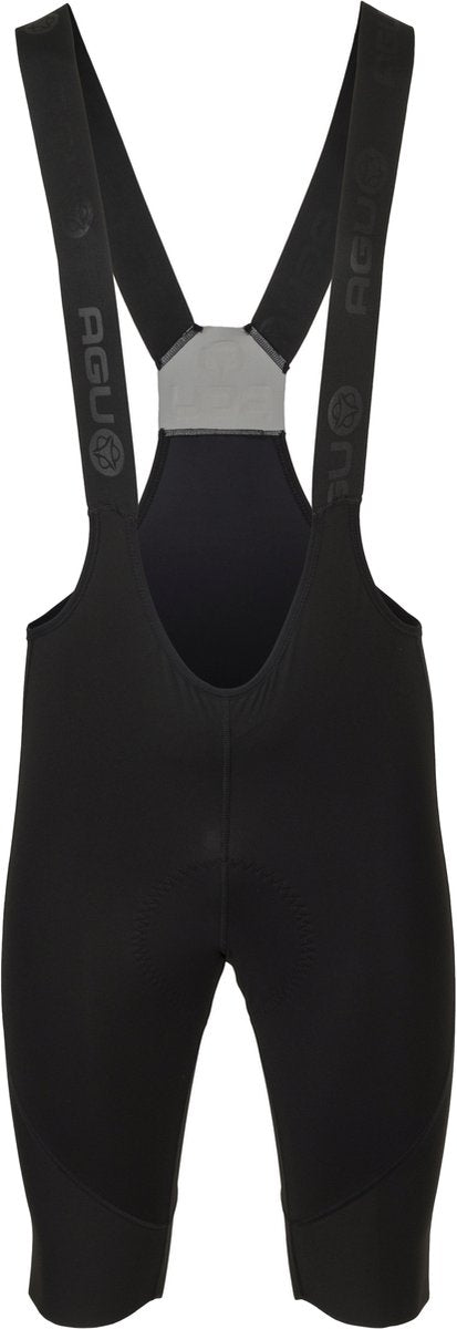 Agu enduro plus - bibshort - heren - fietsbroek - wielrenbroek - zwart - xl - compressie - ademend - siliconen gripper - naadloze bretels xl