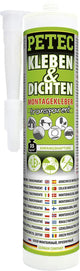 Petec montagelijm kleben dichten assembly adhesive 290ml transparent
