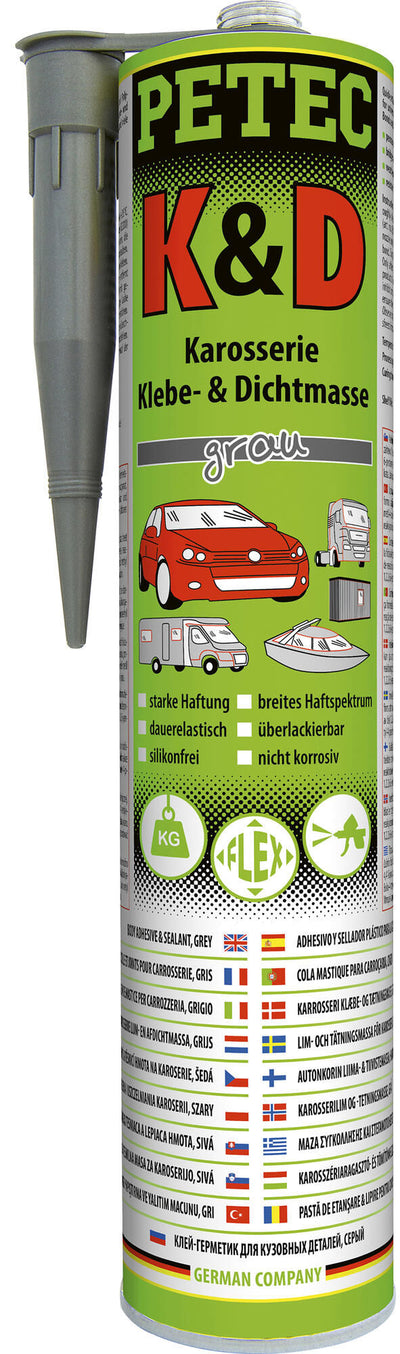 Petec dichtmasse k d body sealant 310 ml gray
