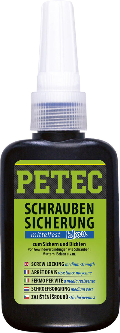 Petec schraubensicherung screw retention 50g medium strength blu
