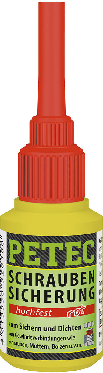 Petec schraubensicherung screw retention 10g high-strength red