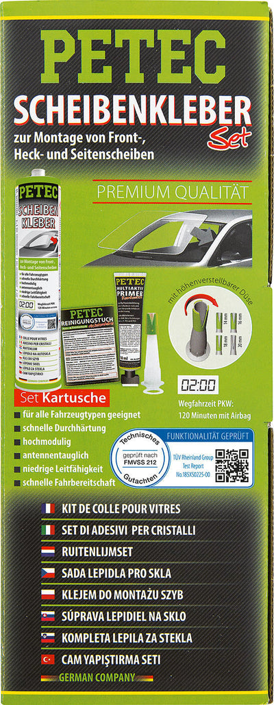 Petec scheibenkleber 2k disk adhesive set 310ml