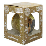 Plenty gifts Kerstbal frosted teckel goud - afbeelding 2
