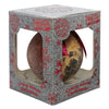 Plenty gifts Kerstbal frosted gekke hond rood