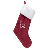 Trixie Xmas kerstsok pluche rood wit - afbeelding 1