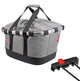 Abi klickfix fietsmand achter bikebasket gt uniklip twist grey