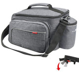 Abi klickfix enkele fietstas achter rackpack sport uniklip grijs - afbeelding 1