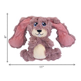 Kong Scrumplez bunny pluche met piep roze - afbeelding 2