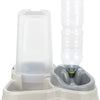 Trixie Voerdispenser en waterdispenser kunststof grijs taupe