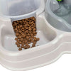 Trixie Voerdispenser en waterdispenser kunststof grijs taupe
