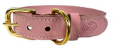 Sazzz Halsband hond braveheart leer roze - afbeelding 1