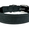 Sazzz Halsband hond nomad vintage leer antraciet