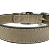 Sazzz Halsband hond nomad vintage leer beige