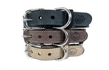 Sazzz Halsband hond nomad vintage leer bruin - afbeelding 3