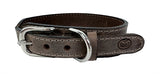 Sazzz Halsband hond boho vintage leer bruin - afbeelding 1